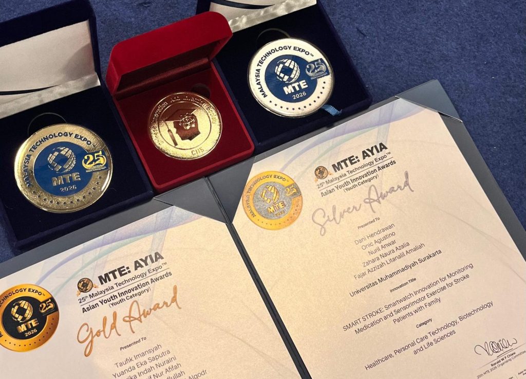 Mahasiswa UMS Borong Gold Medal dan Special Award di Malaysia Technology Expo 2026 Lewat Inovasi PERMATA Berbasis AI dan Budaya